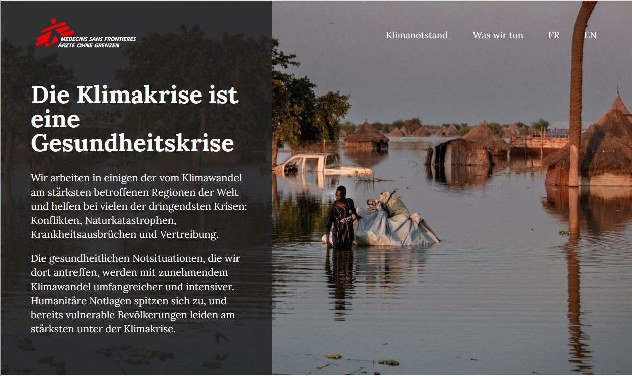 Microsite Klimanotstand