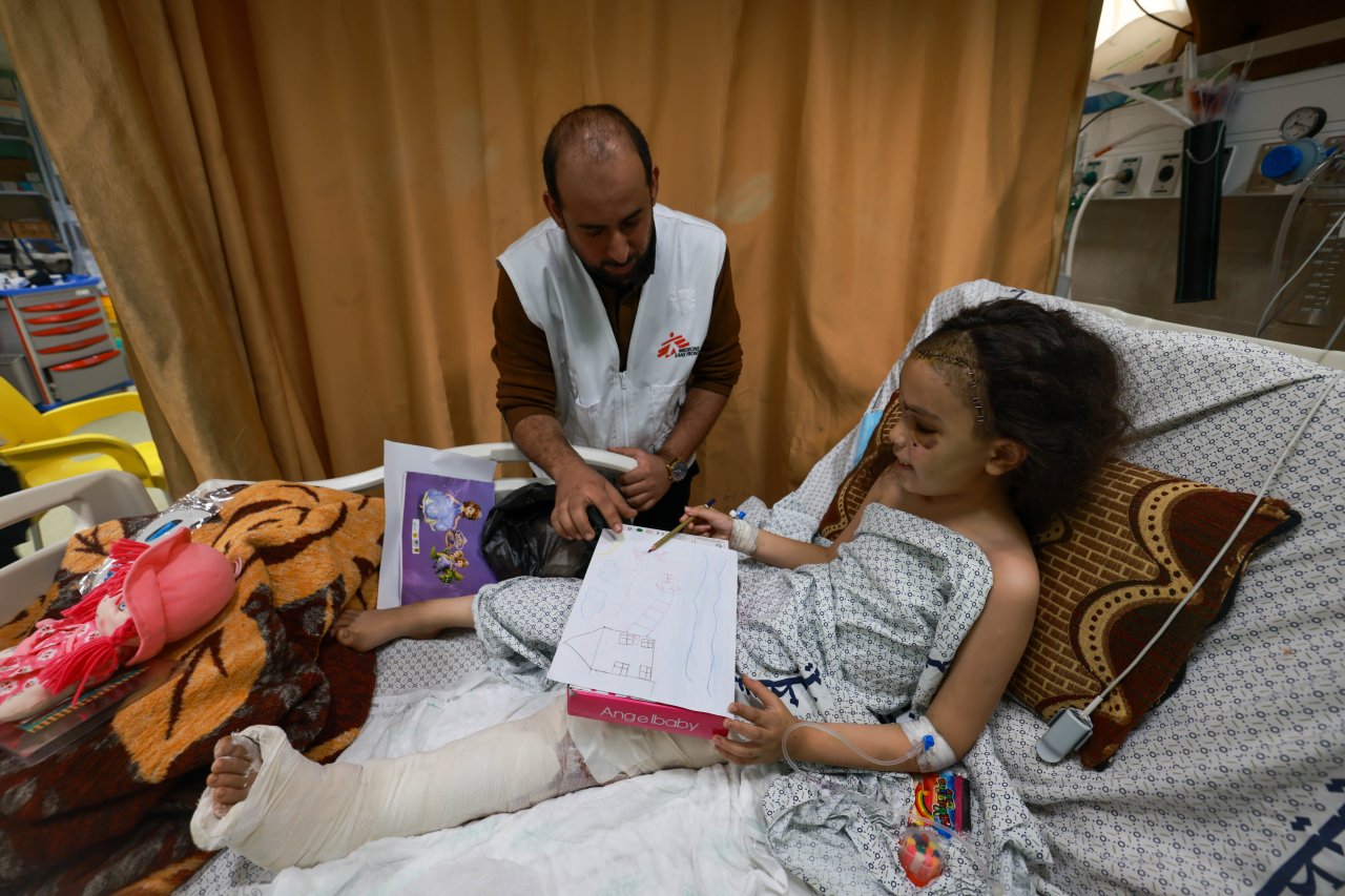 MSF Gaza Al Aksa Spital