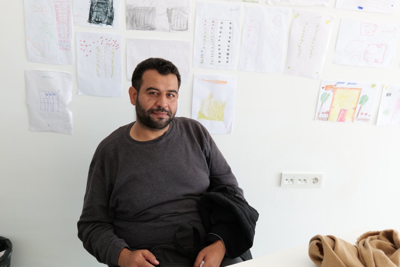 Abdulhamid im Aufnahmezentrum von Harmanli. Bulgarien, November 2023.