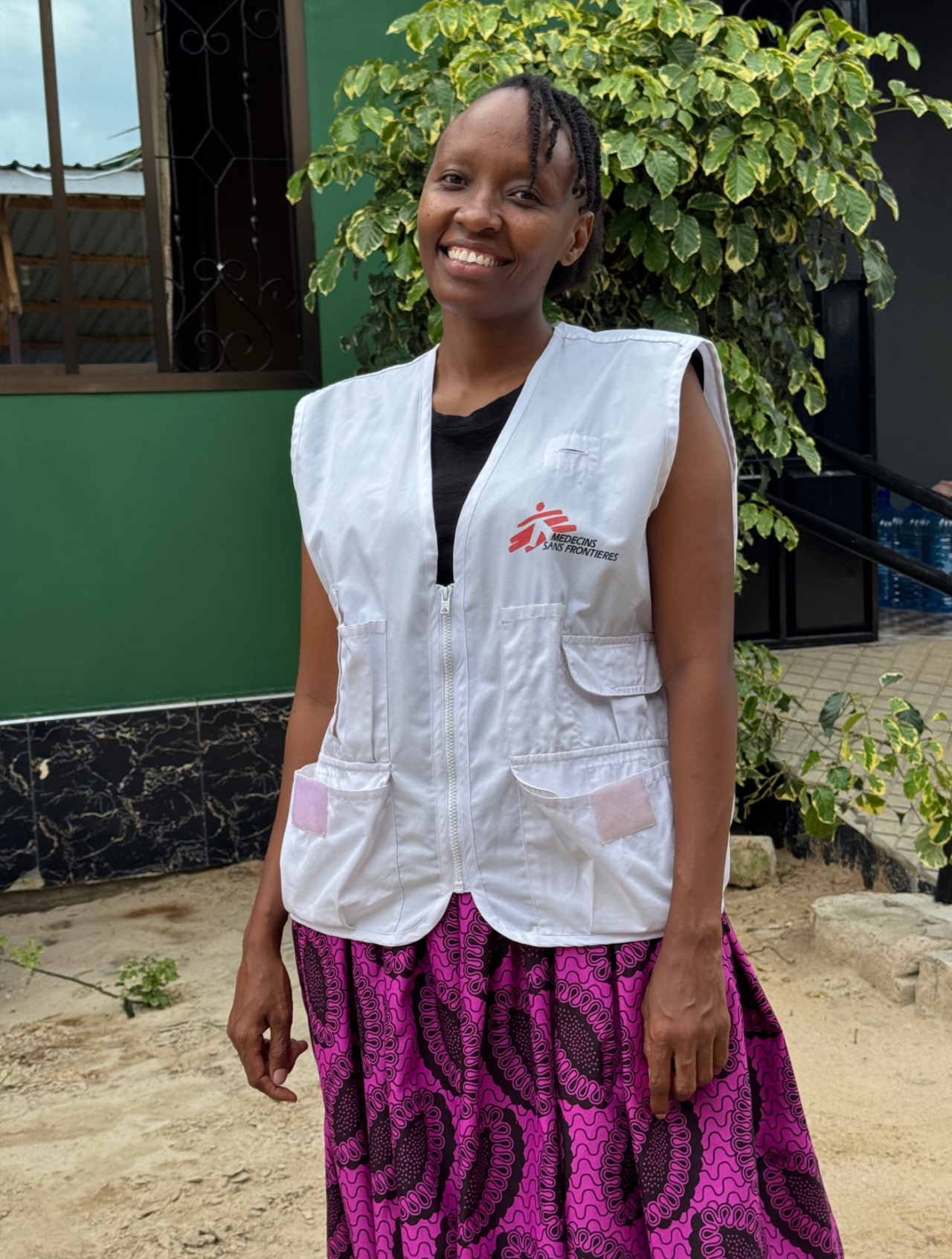 Portrait de Jackline John, interprète médicale pour Médecins Sans Frontières à Liwale