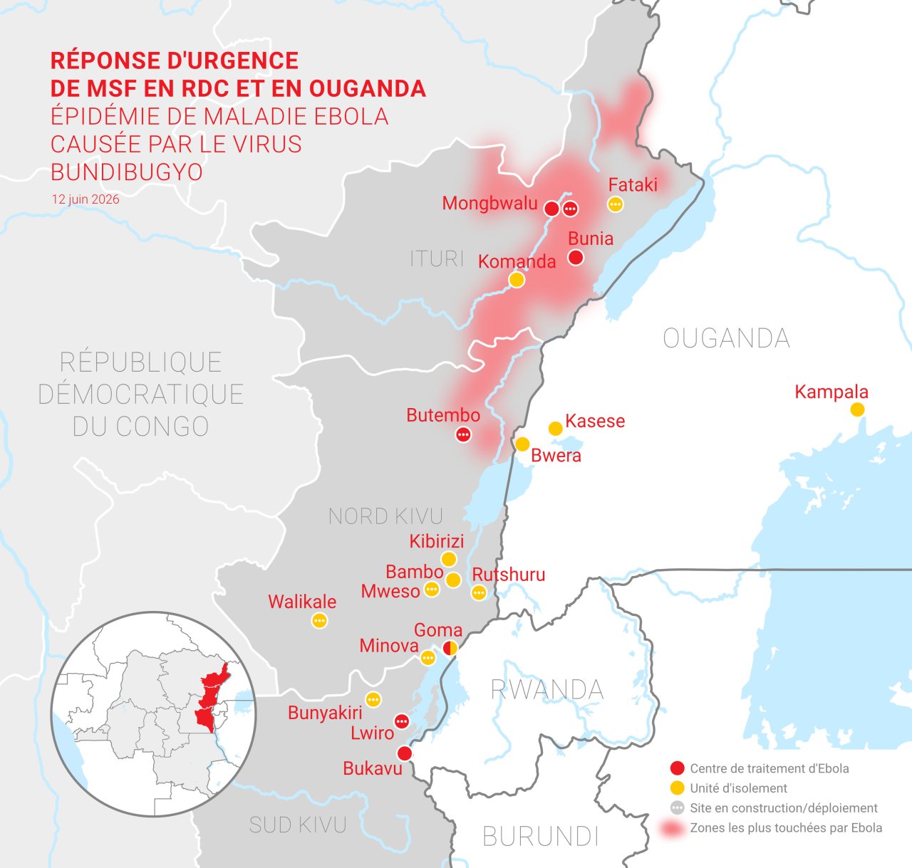 Carte Ebola