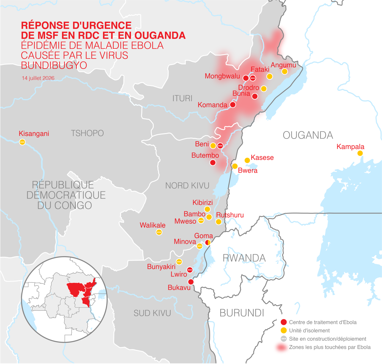 RDC et Ouganda : intervention de MSF contre Ebola