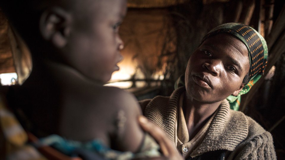 Camp de déplacés internes de Rho, Ituri, RDC, 11.11.2019