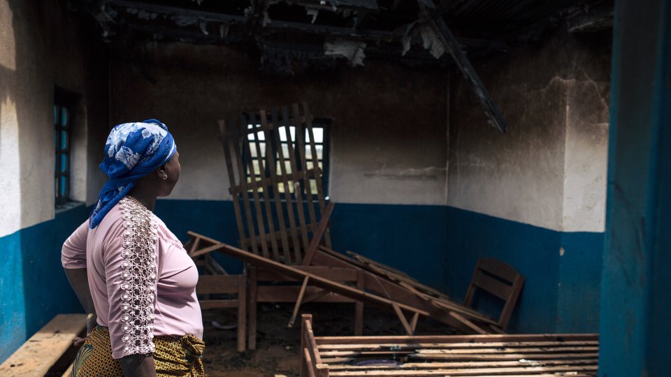 Camp de déplacés internes de Rho, Ituri, RDC, 11.11.2019
