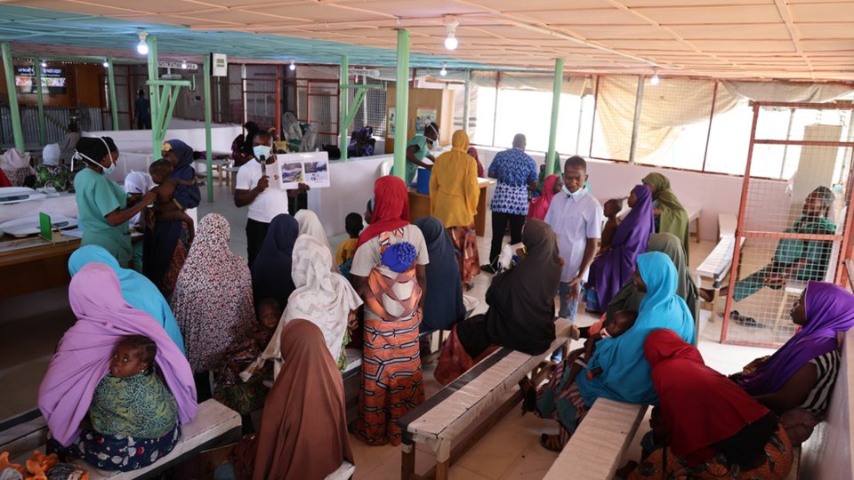 Malnutrition Maiduguri Etat de Borno Nigeria Avril 2023