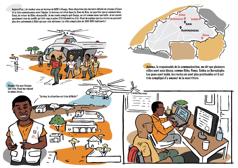El Marto Burkina Faso Fumetto MSF Lucerne 