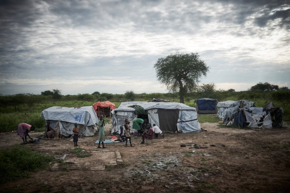 Vertriebenencamp in Abyei. Südsudan, August 2022.