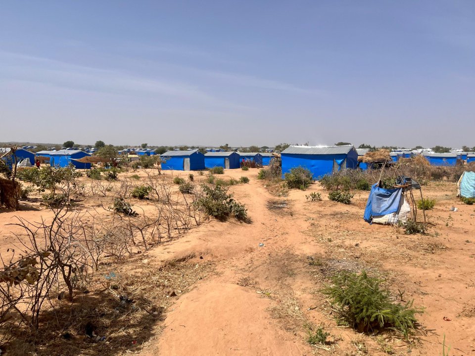 Blick auf das Camp Ourang im Osten des Tschad. November 2023.
