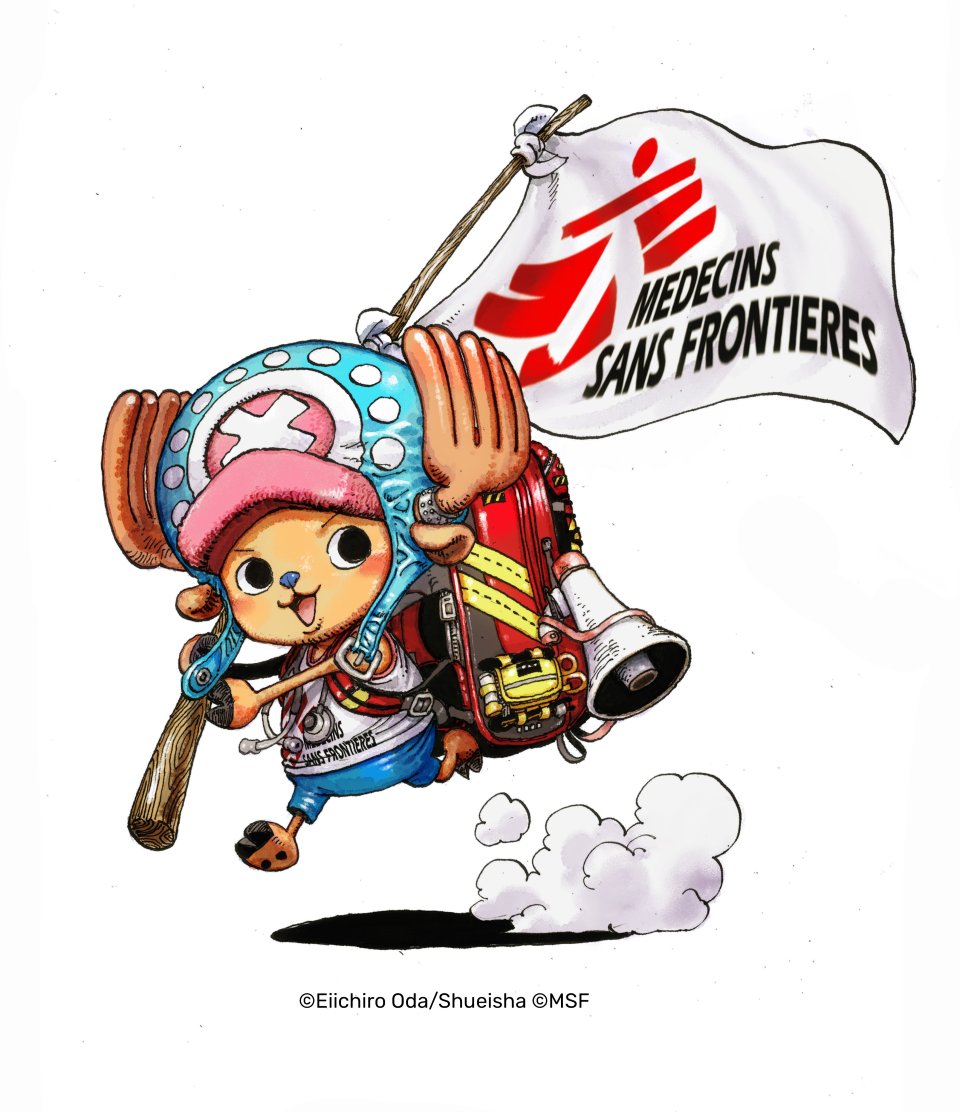 Tony Tony Chopper, supporter ufficiale di MSF