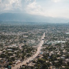 Vue aérienne de Port-Au-Prince, 25 septembre 2021