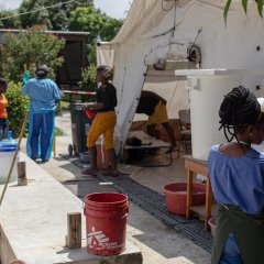 Das Cholera-Behandlungszentrum in Cité Soleil © MSF 