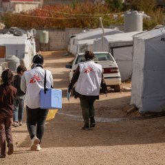 MSF-Team bei der Cholera-Impfkampagne