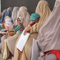 femme patiente MSF à Kandahar. Novembre 2022, Afghanistan.