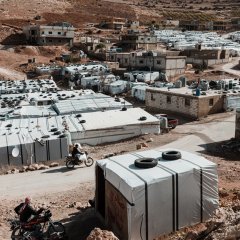 Camp in Arsal, Libanon.