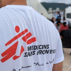 Unsere Teams leisten in Malakas medizinische Nothilfe für 87 der 104 Überlebenden des Schiffsunglücks. Griechenland, Juni 2023.