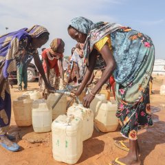 Water and Sanitation, MSF Chad, Refugees