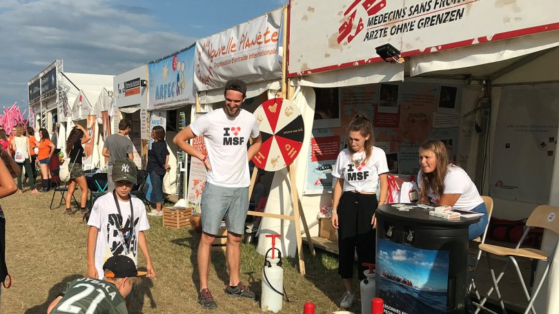 stand MSF Paleo Festival