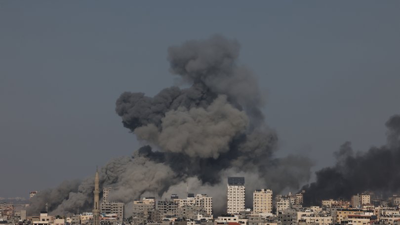 Bombengriffe im Gazastreifen - Illustratives Bild. Oktober 2023.