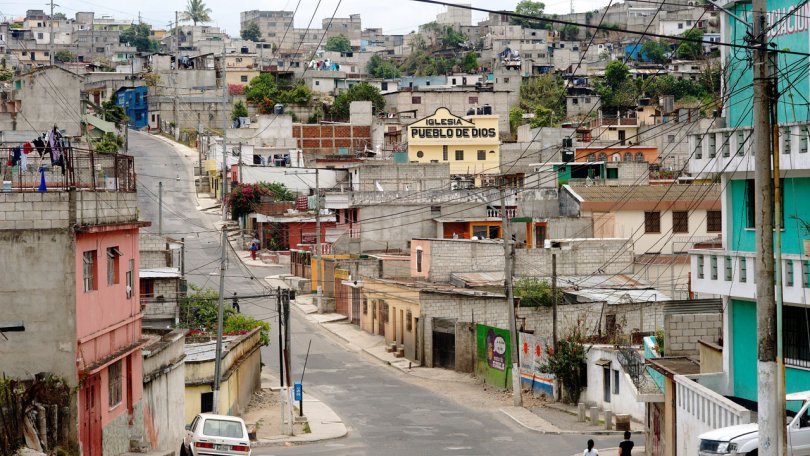 Zona 18: l’un des quartiers les plus violents de Guatemala City.