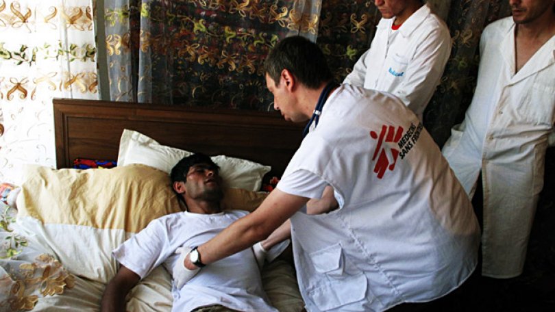 MSF fournit un soutien médical aux structures de santé locales près de la frontière Ouzbékistan-Kirghizstan, Kirghizstan, 2010 