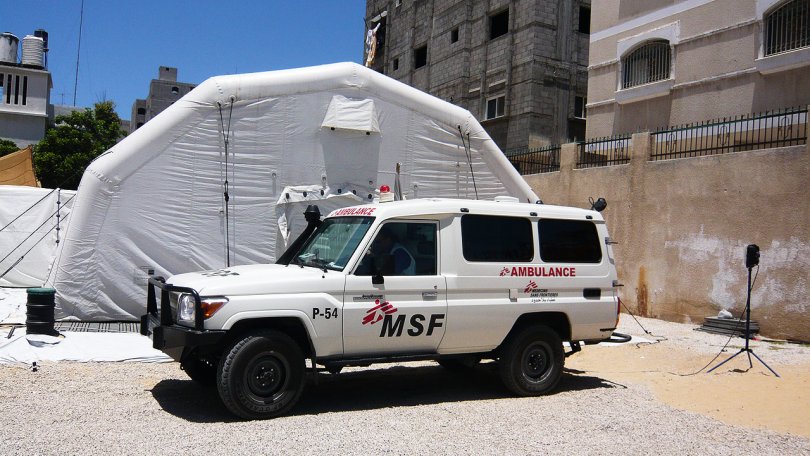 Depuis la guerre de Gaza, en janvier 2009, MSF a doublé le nombre de son personnel et accru le niveau de ses activités, Gaza, Territoires palestiniens, 30.06.2009.