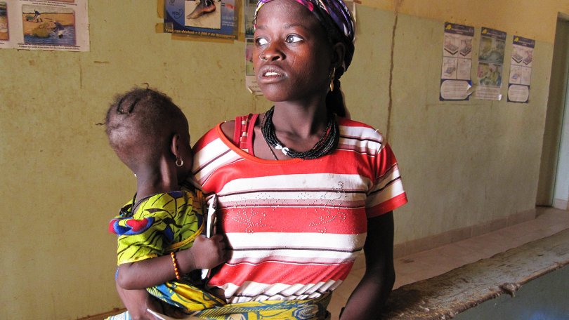 MSF traite la malnutrition dans la région de Zinder depuis 2005. Niger, 08.08.2010.