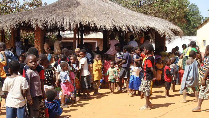 Près de 250 000 enfants âgés de six mois à 15 ans ont été vaccinés contre la rougeole. Niassa, Mozambique, 13.09.2010