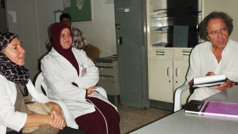 A l’hôpital de Kirkouk, MSF forme le personnel irakien à des soins bien particuliers: le traitement des insuffisances rénales par la dialyse