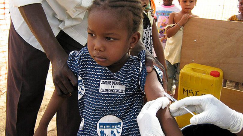 Vaccination contre la méningite durant laquelle 300'000 ont été vaccinées. Région de Zinder, Maradi et Madaoua au Niger