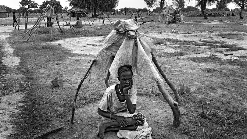 Amel est restée pendant l’attaque d’Abyei, car elle devait enterrer ses trois enfants, tous morts pendant les bombardements massifs.