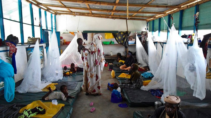 A Marere, la situation est dramatique. Ceci est le seul hôpital dans cette région de la Somalie et les patients affluent de tout le pays.