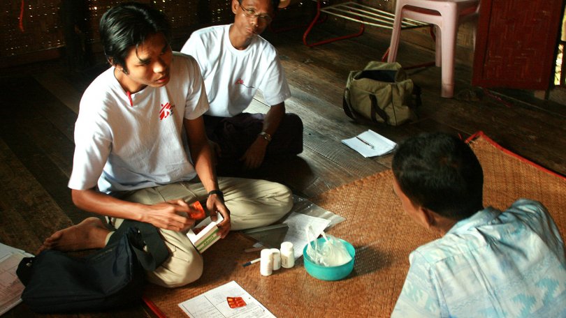 À Dawei, où vivent de nombreux travailleurs migrants, MSF dirige une clinique de traitement du VIH/sida.