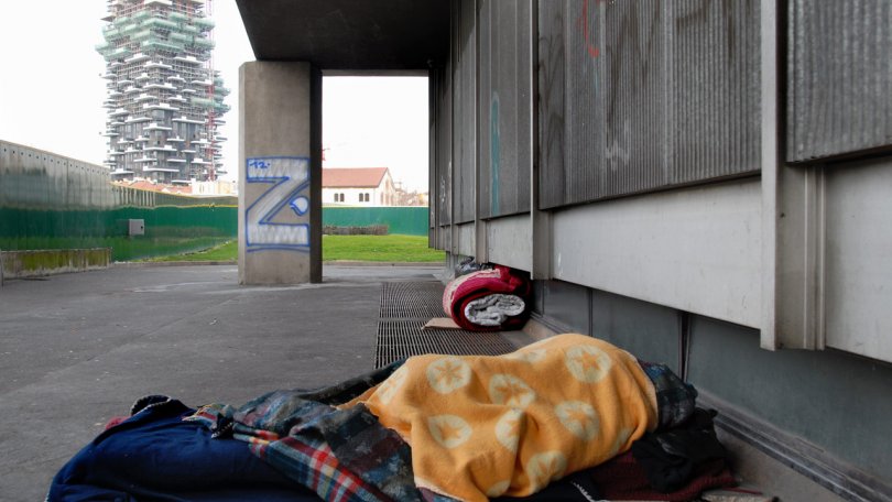 Selon des données officielles, il y aurait plus de 47 000 sans-abri en Italie, et plus de 13 000 d’entre eux se trouveraient dans les rues de Milan.