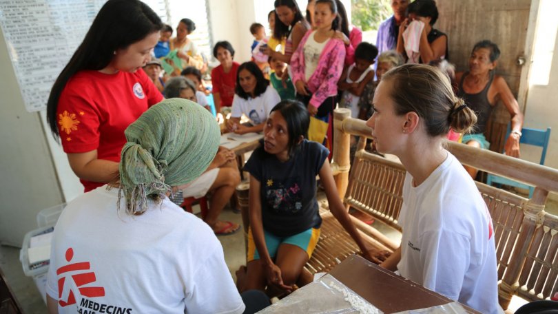 On compte 600 travailleurs humanitaires de MSF travaillant à l’heure actuelle aux Philippines.