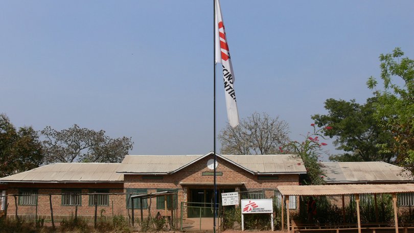 Vue de l'hôpital de Boguila en 2012.