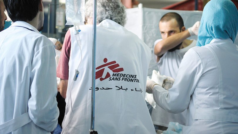 La salle d’urgence de l’hôpital MSF à Jabal Akkrad en Syrie.