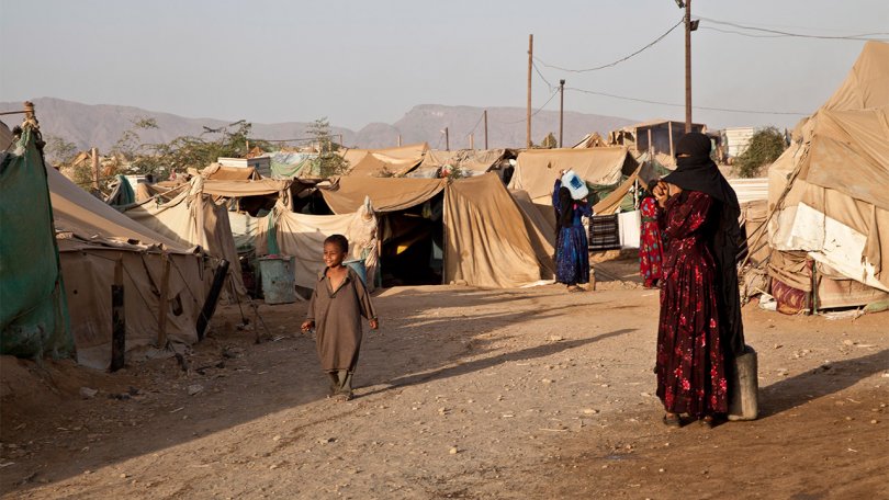 Camp d'Al Mazraq, Yémen, 13.02.2013