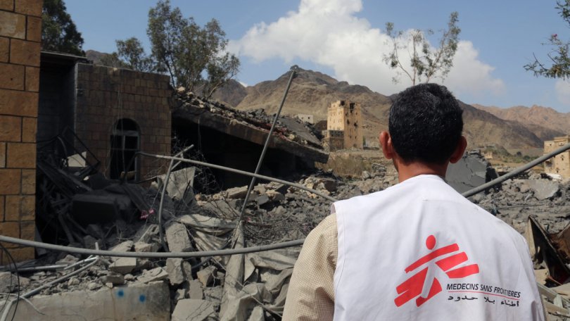 Octobre 2015 - hôpital bombardé d'Haydan