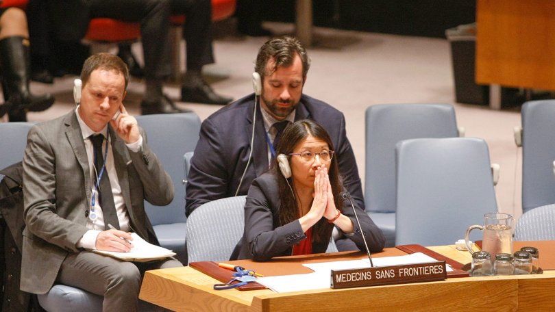 Discours de la Présidente internationale de MSF au conseil de Sécurité de l'ONU 