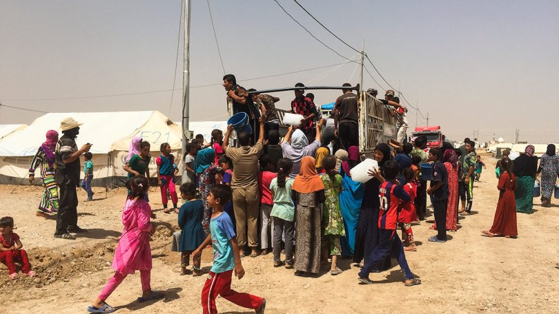 Camp de Debga, Irak, 28.07.2016
