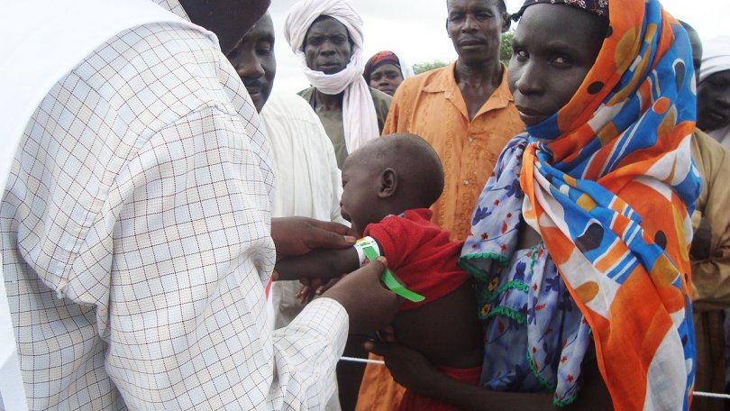 MSF appuie depuis le mois de juillet le Centre Nutritionnel Thérapeutique Hospitalier. Tchad 21.07.2010