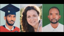 Yohannes Halefom Reda, María Hernández et Tedros Gebremariam, brutalement assassinés le 24 juin 2021 dans la région du Tigré en Éthiopie.  © DR