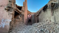 Dégâts sur au séisme qui a frappé le centre du Maroc