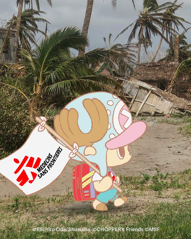 Chopper cammina sulla spiaggia